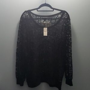 Lane Bryant Lace Top - NWT